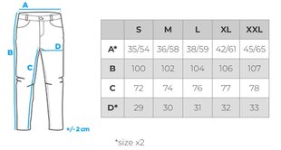 Vabaaja püksid meestele Ombre OM-PASK-0211, beež hind ja info | Meeste püksid | kaup24.ee