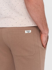 спортивные штаны - коричневые v2 om-pabs-0206 125196-7 цена и информация | Мужские брюки | kaup24.ee