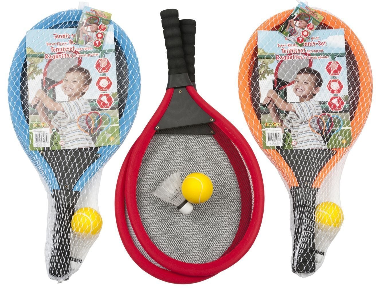 Laste tennisereketid Tennisset Giant hind ja info | Mänguasjad (vesi, rand ja liiv) | kaup24.ee