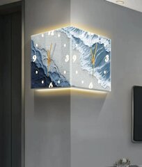 D'Luxe LED угловые настенные часы - Море цена и информация | Часы | kaup24.ee