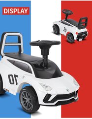 Tõukeauto lastele muusika ja tuledega, valge hind ja info | Imikute mänguasjad | kaup24.ee