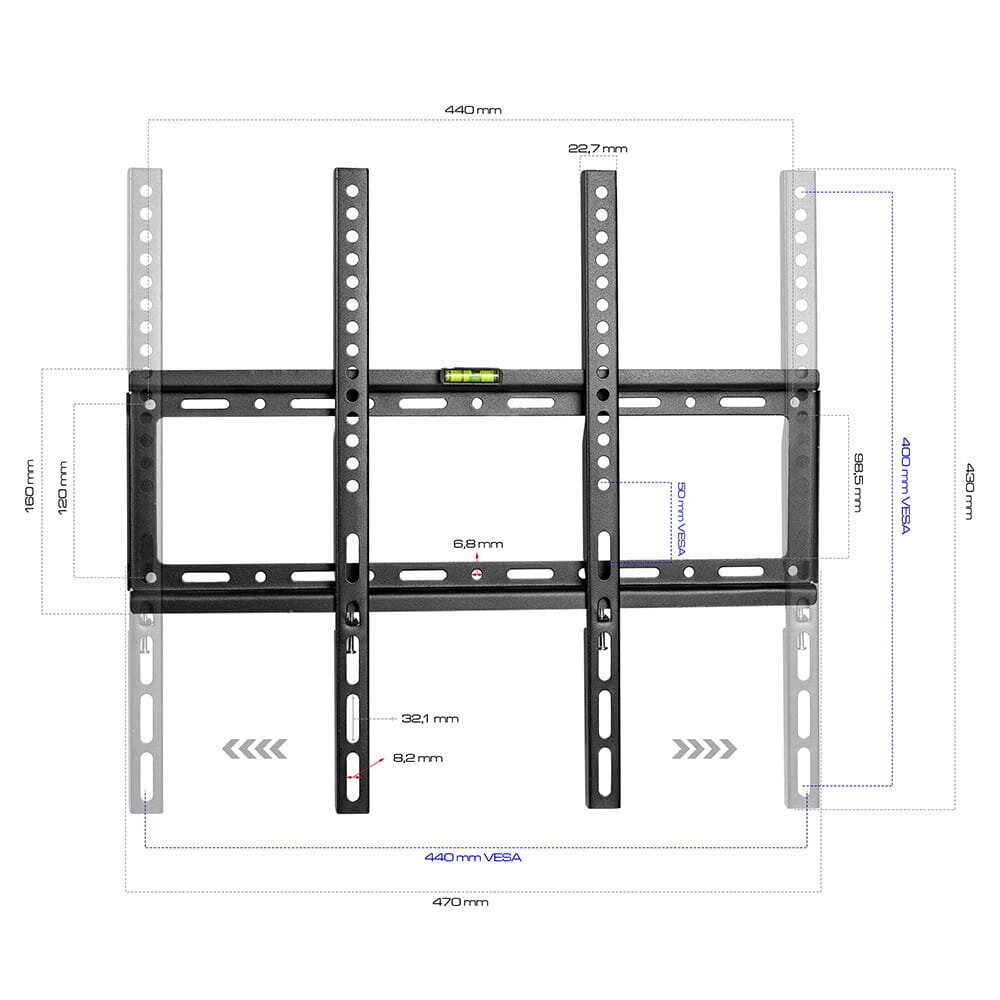 23-60-tolline LCD-konsool hind ja info | Teleri seinakinnitused ja hoidjad | kaup24.ee