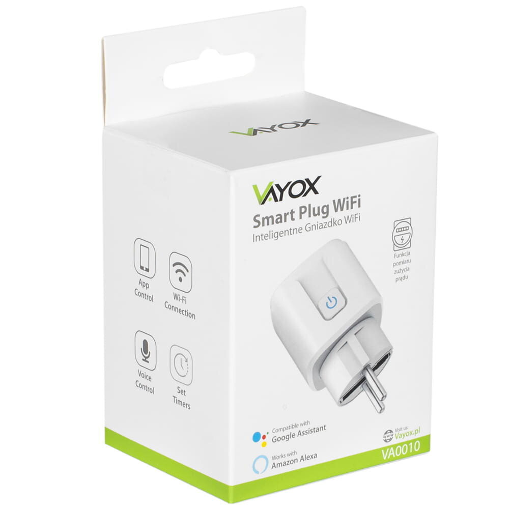 Smart Plug Wifi VA0010 VAYOX цена и информация | Nutiseadmed ja aksessuaarid | kaup24.ee