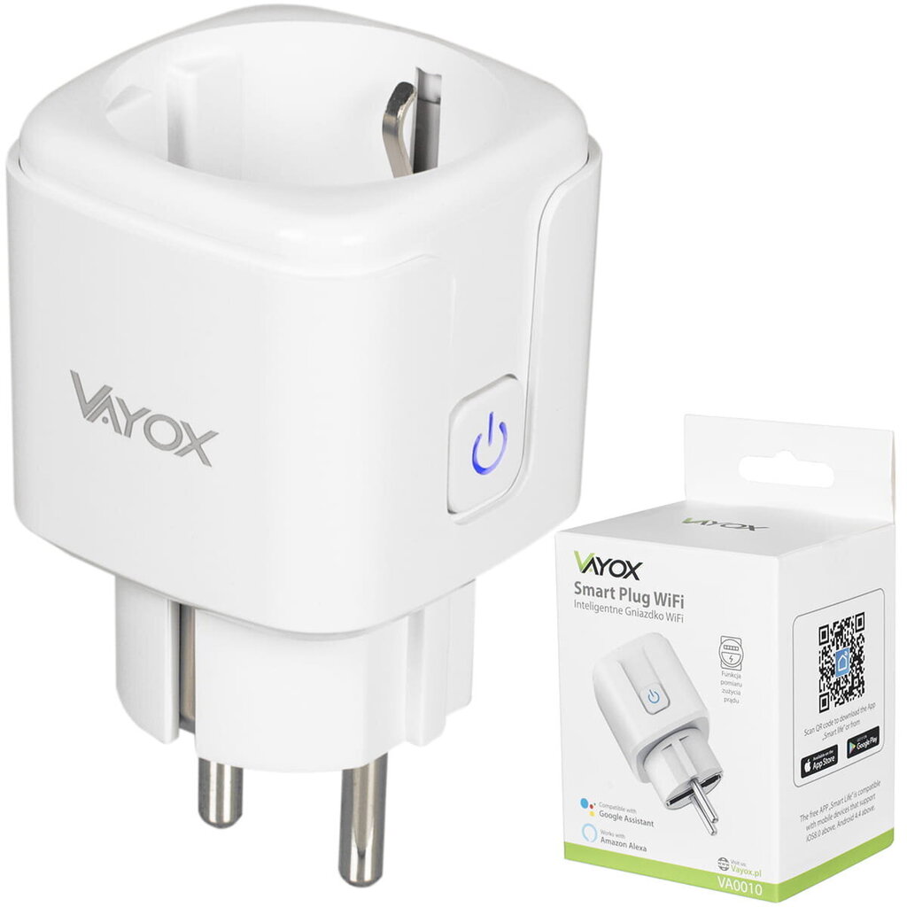 Smart Plug Wifi VA0010 VAYOX hind ja info | Nutiseadmed ja aksessuaarid | kaup24.ee