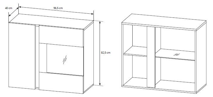 Vitriin Arco 96, tamm/hall цена и информация | Vitriinkapid | kaup24.ee