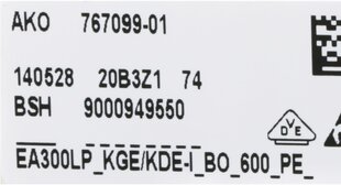 Bosch 00752259 hind ja info | Kodumasinate lisatarvikud | kaup24.ee