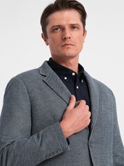куртка мужская - темно-синяя v2 om-blzb-0108 цена и информация | Мужские пиджаки | kaup24.ee