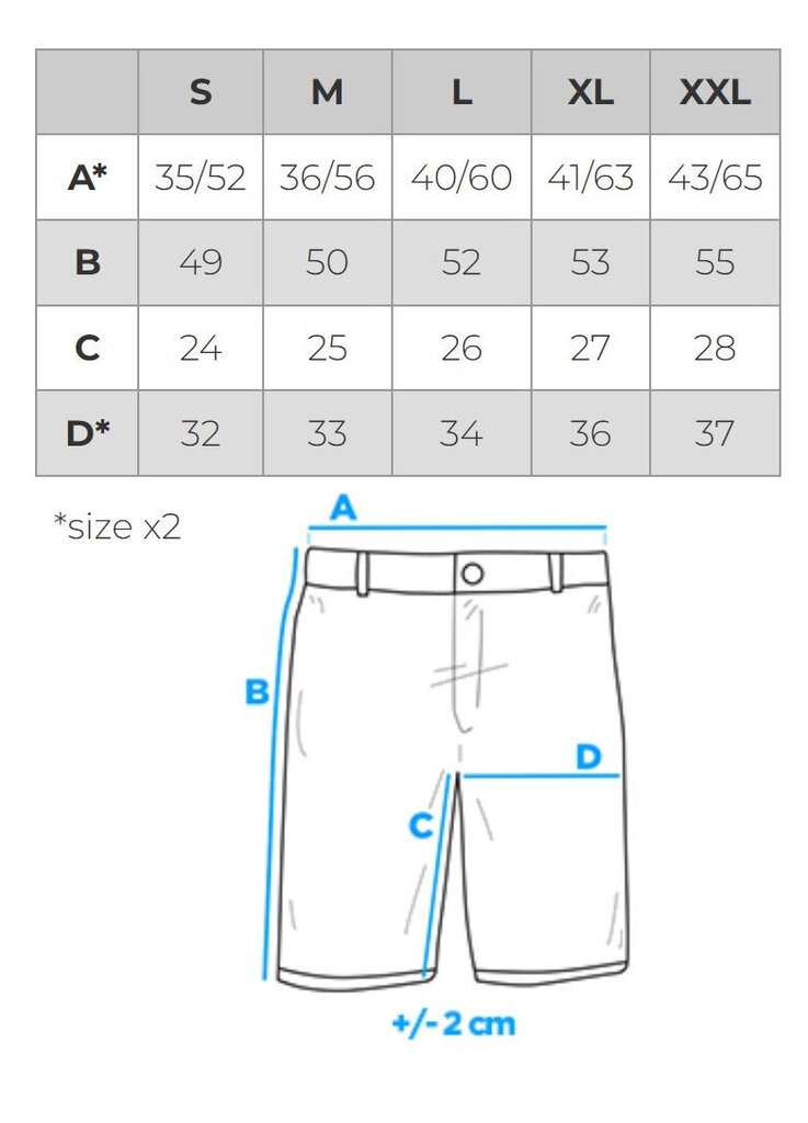 Lühikesed püksid meestele Ombre OM-SRSK-0105, beež hind ja info | Meeste lühikesed püksid | kaup24.ee