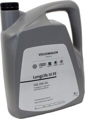 Volkswagen 5L LongLife III LongLife3 SAE 0W30 Norm 50400 50700 Öl GS55545M4EUR hind ja info | Autokeemia | kaup24.ee