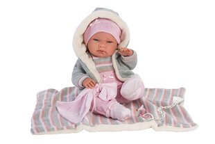 Кукла младенец девочка с одеялком Llorens 73858, 38 см цена и информация | Игрушки для девочек | kaup24.ee