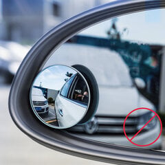 Auto küljepeegel kumer pimeala Täisvaatega Pimenurga peegel 2tk. 10168441 цена и информация | Дополнительные принадлежности | kaup24.ee