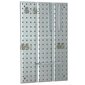 Tööriistasein metallist 39x59cm hoiusüsteem koos tööriistahoidjatega tööriistakonksudega Pegboard töökoda garaaž Pegboard elektritööriistad Pegboard Tugev rippuv riiul seinale monteerimisvalmis hind ja info | Lisaseadmed | kaup24.ee