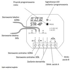 Универсальный контроллер рольставней STR-4P цена и информация | Преобразователи, инверторы | kaup24.ee