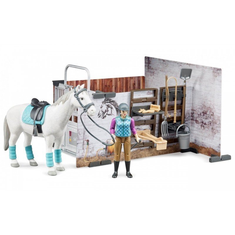 Komplekt hobusetall Bruder, 62506 hind ja info | Poiste mänguasjad | kaup24.ee