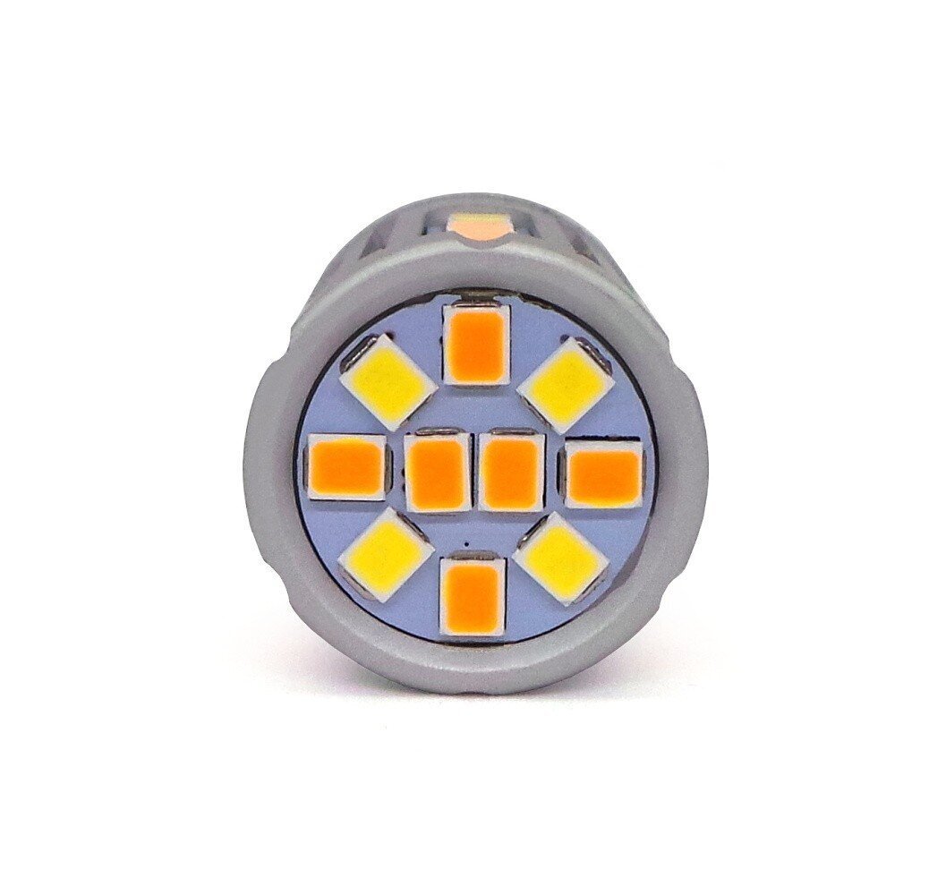 P27/7W LED-pirn 3157 12-24V valge-oranž ilma veata 2000 + 800lm, 1 tk. hind ja info | Autopirnid | kaup24.ee