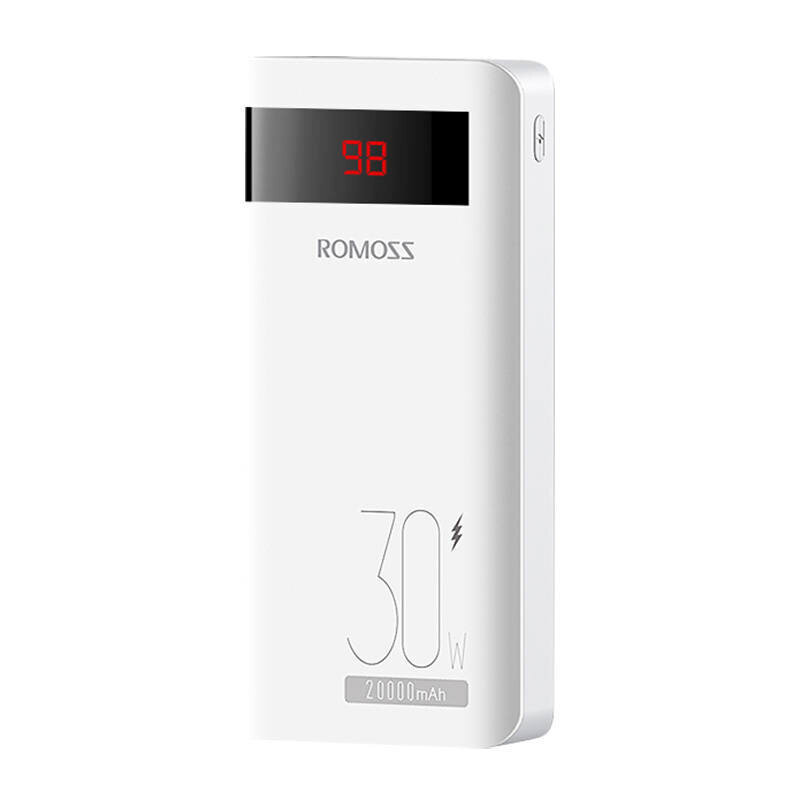 Romoss Romoss Sense6PS Pro Powerbank 20000mAh, 30W (valge) цена и информация | Elektriautode laadimisjaamad | kaup24.ee