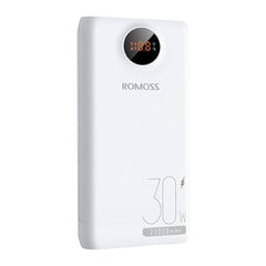 Romoss Внешний аккумулятор Romoss SW20S Pro 20000 мАч, 30 Вт (белый) цена и информация | Зарядные станции для электромобилей | kaup24.ee