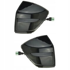 Komplekt 2 X Dynamic Mirror Black Ford Galaxy Ii C-Max Ii Kuga I S-Max, ME Premium Jaoks hind ja info | Autotuled | kaup24.ee