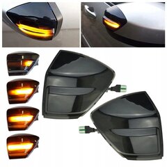 Komplekt 2 X Dynamic Mirror Black Ford Galaxy Ii C-Max Ii Kuga I S-Max, ME Premium Jaoks hind ja info | Autotuled | kaup24.ee