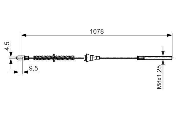 Käsipiduri tross Bosch 1987477310, 1 tk hind ja info | Lisaseadmed | kaup24.ee