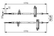 Käsipiduri tross Bosch 1987477931, 1 tk цена и информация | Lisaseadmed | kaup24.ee