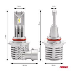 LED esitule pirnid HB3 9005 40W X1 Series MINI AMiO 02968 цена и информация | Автомобильные лампочки | kaup24.ee