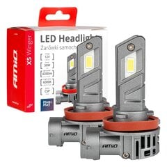 LED-esituled H8/9/11 X5-seeria WINGER vent 50W Amio 03947 цена и информация | Автомобильные лампочки | kaup24.ee