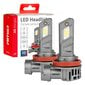 LED-esituled H8/9/11 X5-seeria WINGER vent 50W Amio 03947 hind ja info | Autopirnid | kaup24.ee