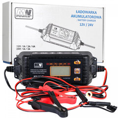 Nutikas akulaadija LCD ekraaniga 12V/24V MW-SC6B hind ja info | Elektriautode laadimisjaamad | kaup24.ee