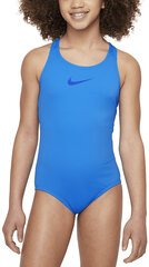 Nike Купальник Nk G Ess Racerback Blue NESSB711 400 NESSB711 400/M цена и информация | Купальники для девочек | kaup24.ee