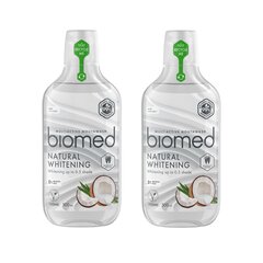 Suuvesi Biomed Natural Whitening, 2 x 500 ml цена и информация | Для ухода за зубами | kaup24.ee