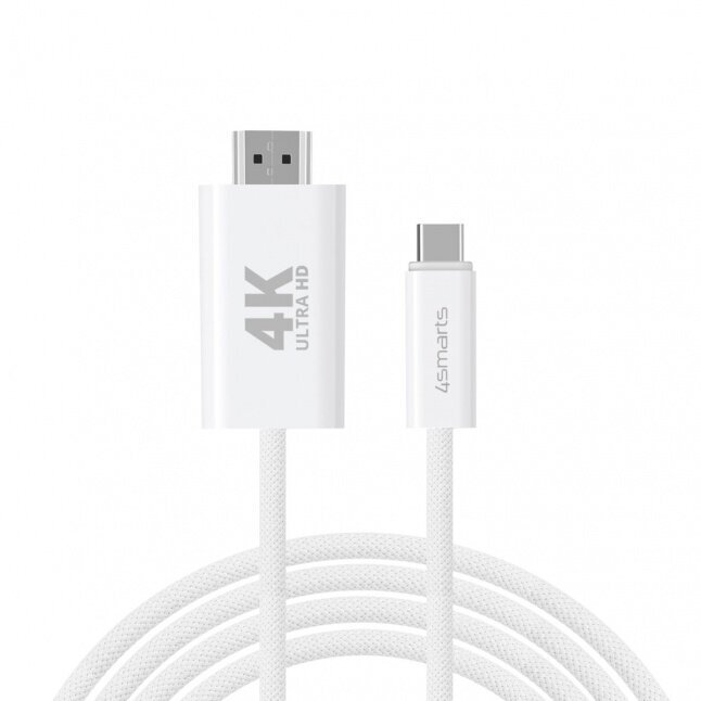 4smarts Usb-C/Hdmi, 2 m цена и информация | Kaablid ja juhtmed | kaup24.ee