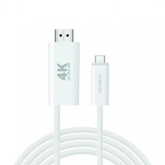 4smarts Usb-C/Hdmi, 2 m hind ja info | Kaablid ja juhtmed | kaup24.ee