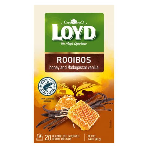 Rooibos tee mee ja vaniljega Loyd, 40 g hind ja info | Tee | kaup24.ee