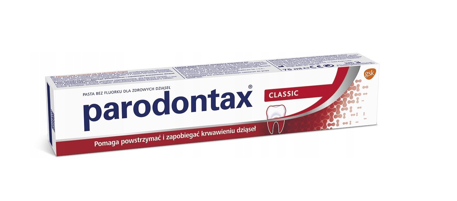 10× Parodontax Classic Toothpaste hambapasta, 75 ml цена и информация | Suuhügieen | kaup24.ee