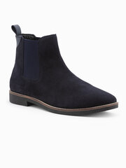 мужские кожаные ботинки - темно-синие v3 om-focs-0134 цена и информация | Мужские ботинки | kaup24.ee
