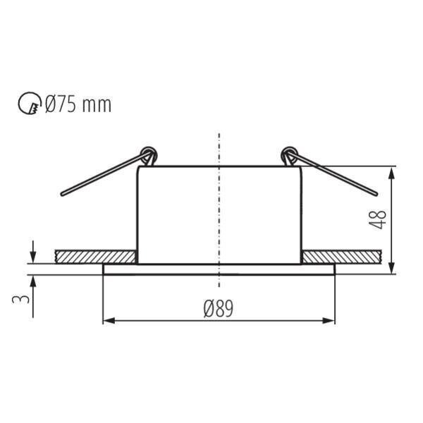 Glozo laelamp DSO G/B hind ja info | Laelambid | kaup24.ee