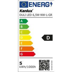 Duli Led seinavalgusti 4W-NW-O-GR hind ja info | Seinavalgustid | kaup24.ee