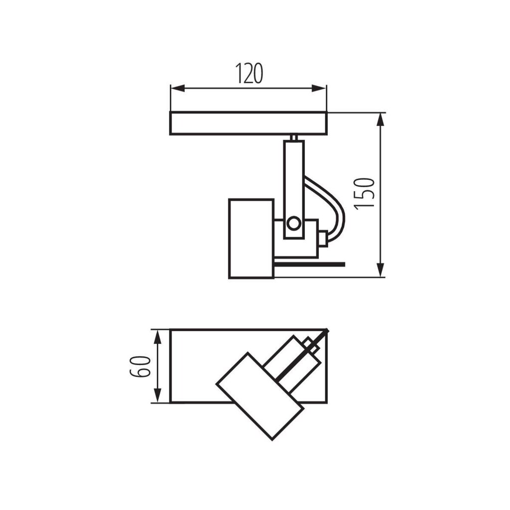 Seinavalgusti Sonda II EL-1O B 34920 цена и информация | Seinavalgustid | kaup24.ee