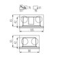 Kanlux seinavalgusti Glasi Led 3W P WW GR 33692 hind ja info | Seinavalgustid | kaup24.ee