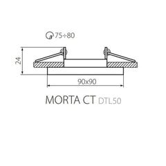 Kanlux sisseehitatud lamp Morta CT-DTL50-B hind ja info | Süvistatavad ja LED valgustid | kaup24.ee
