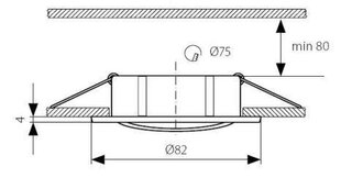 Kanlux sisseehitatud lamp Vidi CTC-5515 C/M hind ja info | Süvistatavad ja LED valgustid | kaup24.ee