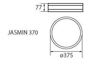 Плафон светлый JASMIN 370-WE Kanlux цена и информация | Потолочные светильники | kaup24.ee