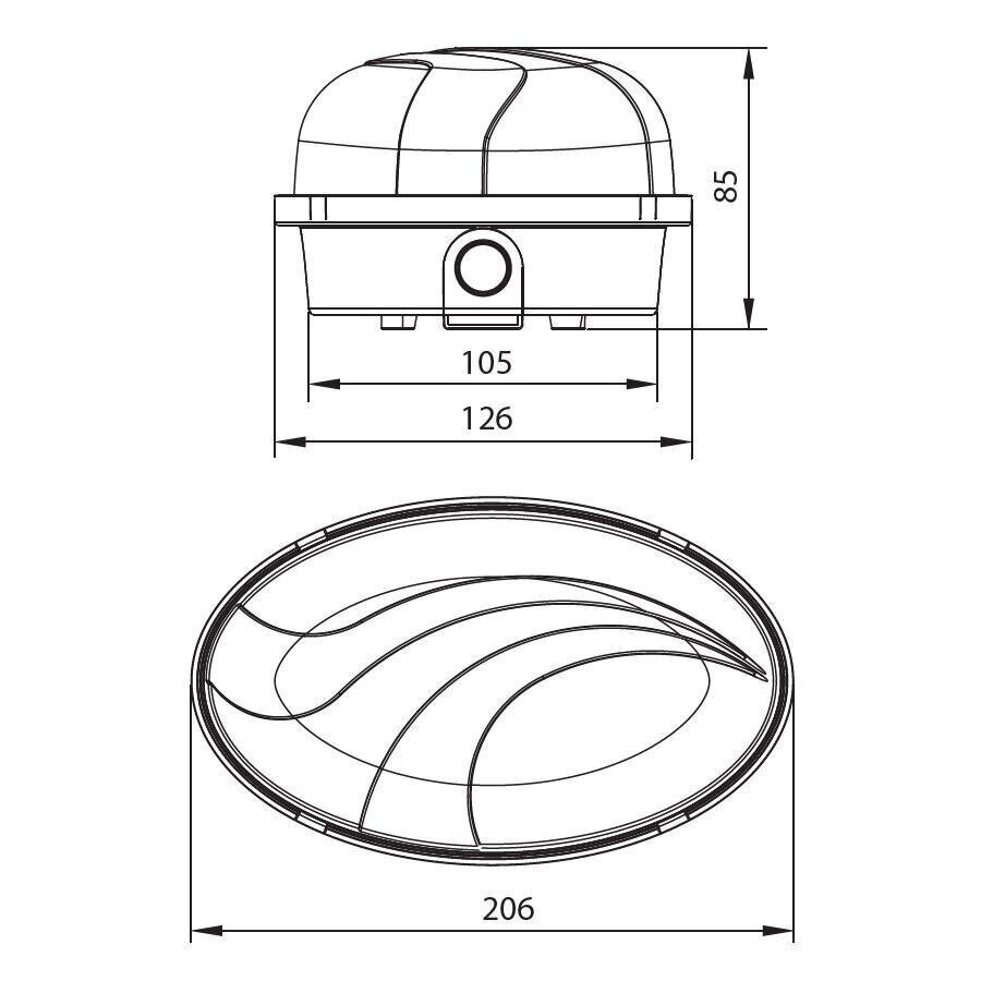 Puma laelamp Oval 3189M цена и информация | Laelambid | kaup24.ee