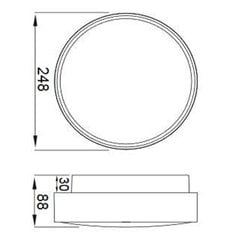 Pawbol laelamp Dione 3140RM hind ja info | Laelambid | kaup24.ee