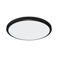 Светодиодный плафон герметичный PLANAR LED 24W BLACK NW цена и информация | Потолочные светильники | kaup24.ee