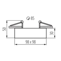 Alren laevalgusti DTL-C/M hind ja info | Laelambid | kaup24.ee