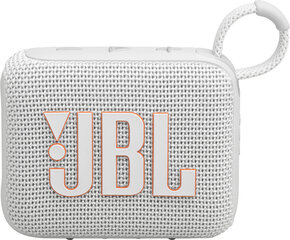 JBL Go 4 White JBLGO4WHT цена и информация | Аудиоколонки | kaup24.ee