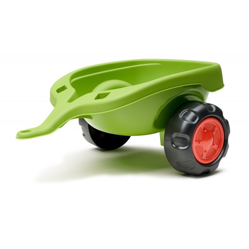 Falk traktor haagisega, roheline цена и информация | Poiste mänguasjad | kaup24.ee