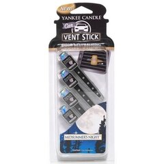 Yankee Candle Midsummer's Night Vent Stick - Car Scent (4 pcs) цена и информация | Освежители воздуха для салона | kaup24.ee